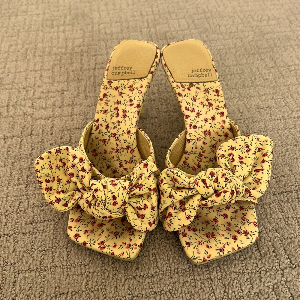 Jeffery Campbell Floral Sandals